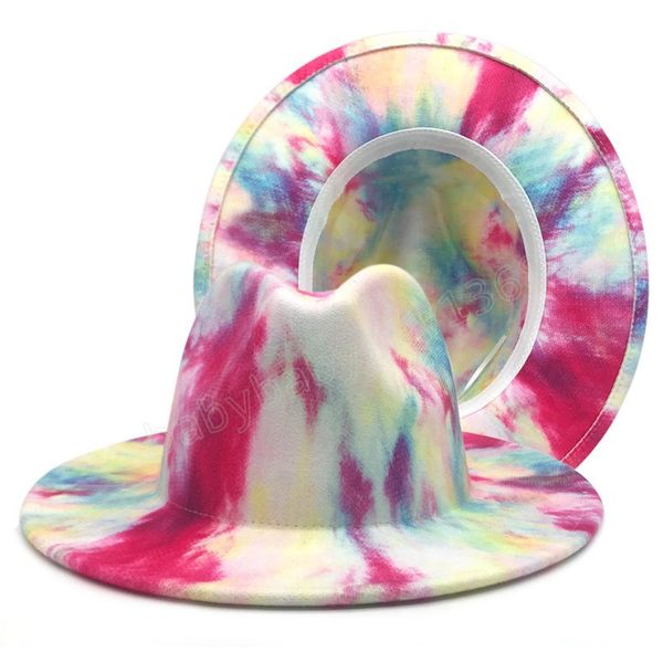 

fashion fedoras men women wide brim jazz hat spring autumn outdoor casual woolen blend cap european american round caps bowler hats, Yellow