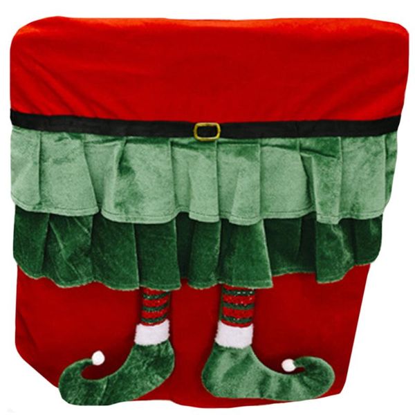 

chair covers christmas leg adorable seat back slipcovers