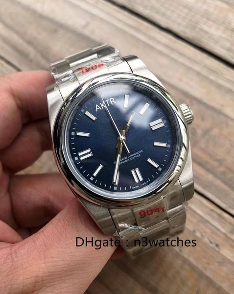 

watch automatic 9 colors40 36mm two sizes waterproof sweethearts couples ladys men women iced blue movement mechanical watches bracelet stee, Slivery;brown