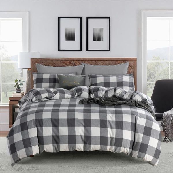 

2021 new style chinese style washed cotton four piece home textiles set bedding article king size comforter set full