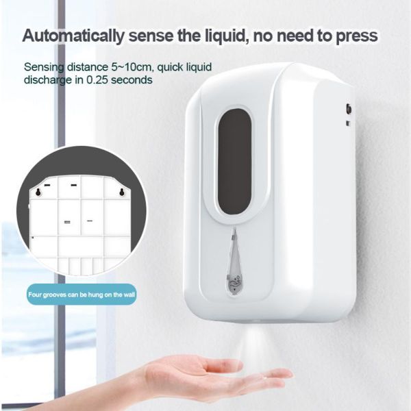 

liquid soap dispenser 2200ml automatic touchless sensor sanitizer gel alcohol spray for home bathroom induction