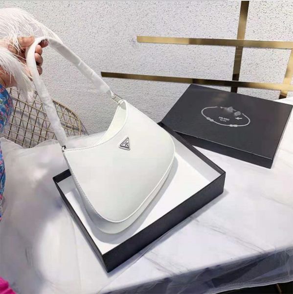 

summer new medieval underarm bag bright leather women's single shoulder handle stick purses