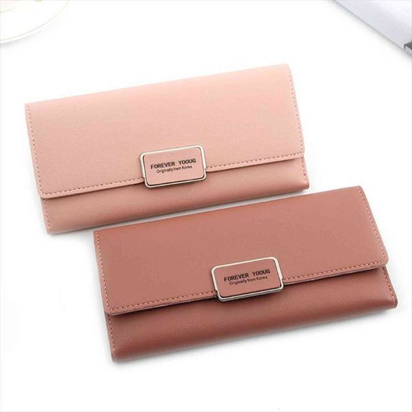 

women long wallets student wallet female clutches multi function card bit coin purse, Red;black