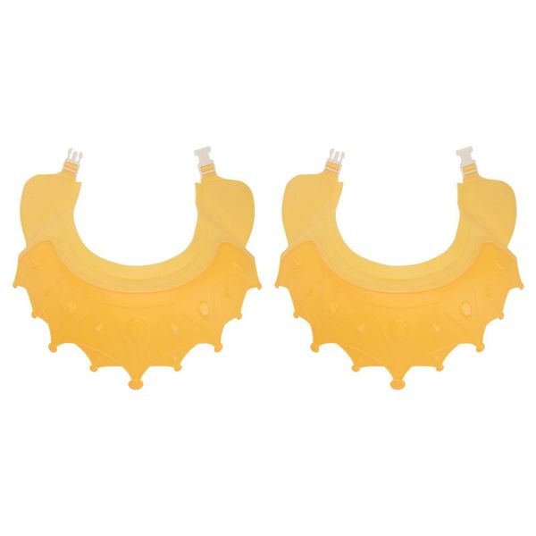 

shower caps 2pcs cartoon shampoo hats baby protective silicone