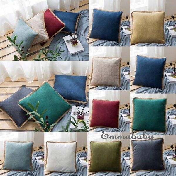 

pillow case merry christmas xmas gift throw cover cushion sofa car home decor