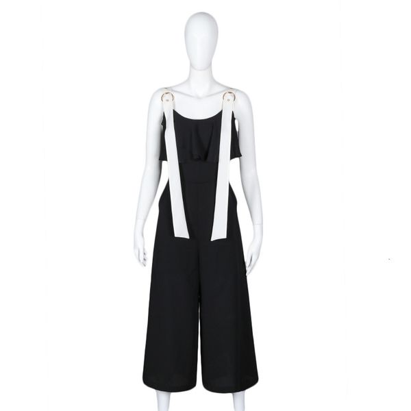 

2021 new women's wide leg shorts, black character combination, waist to hem, loose, slim, summer series ulrx, Black;white