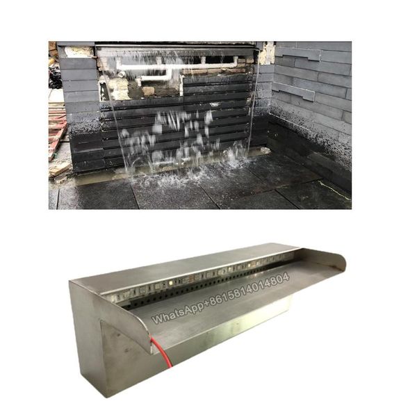 

garden decorations discounted swimming pool spa equipment stainless steel fountains waterfall wall mounted outdoor pond water spillway fount