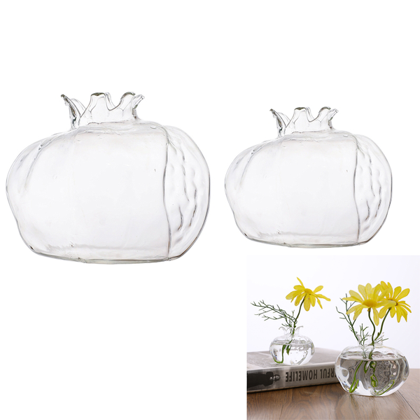 

vases pomegranate glass flower vases, decorative rustic floral for home decor centerpieces, events, single bud vase