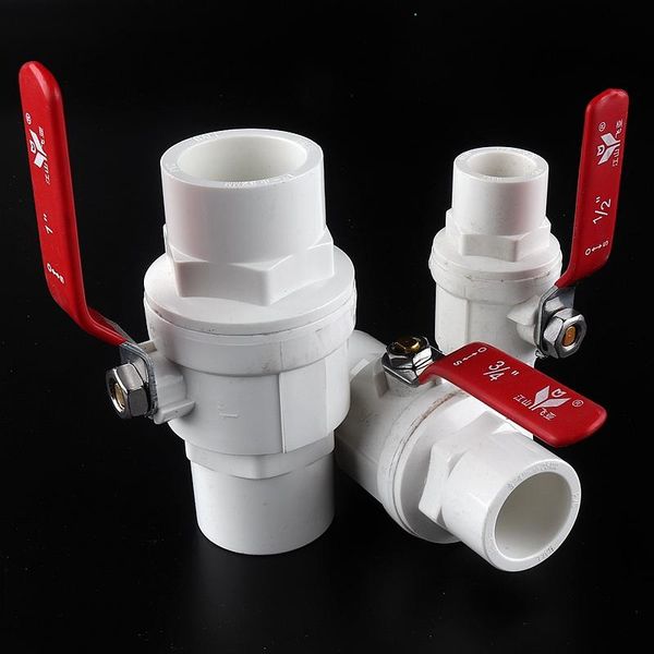 

watering equipments 2~10pcs innner dia 20~50mm pvc pipe ball valves water irrigation system drainage tube quick valve connector fittings