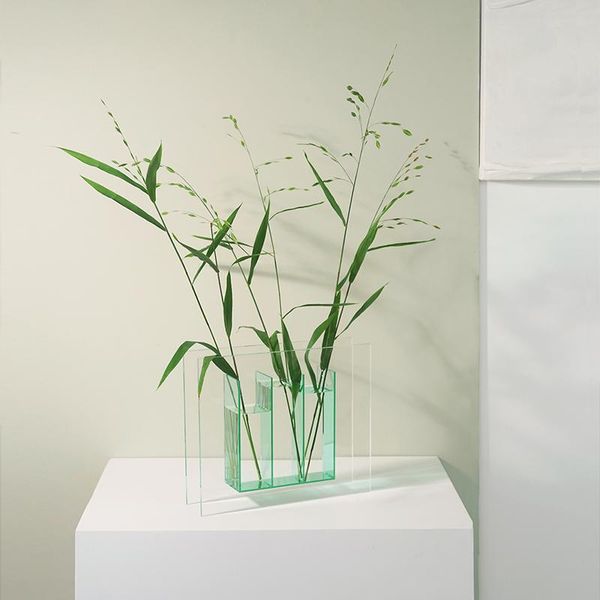 

vases acrylic vase flower planter pots container home garden decoration style