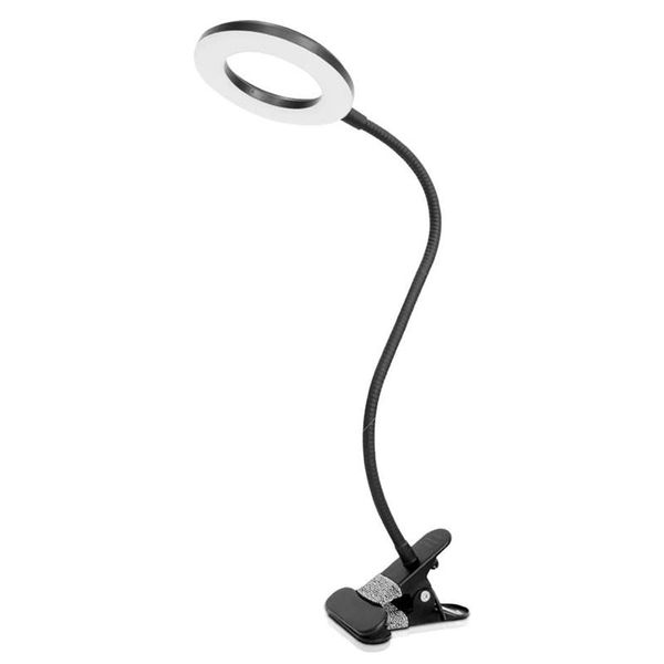 

table lamps clip on light reading lights, with 3 color modes,led usb eye protection desk lamp,360 degree flexible gooseneck