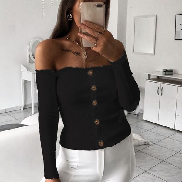 

salewomen's shirt on new word shoulder button bandages used t-shirt women long mouse, White