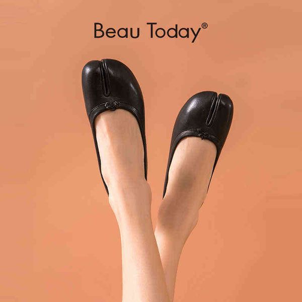 

women's sheepskin dance shoes flat high heels informal round head no shoelaces made by 2 9, Black