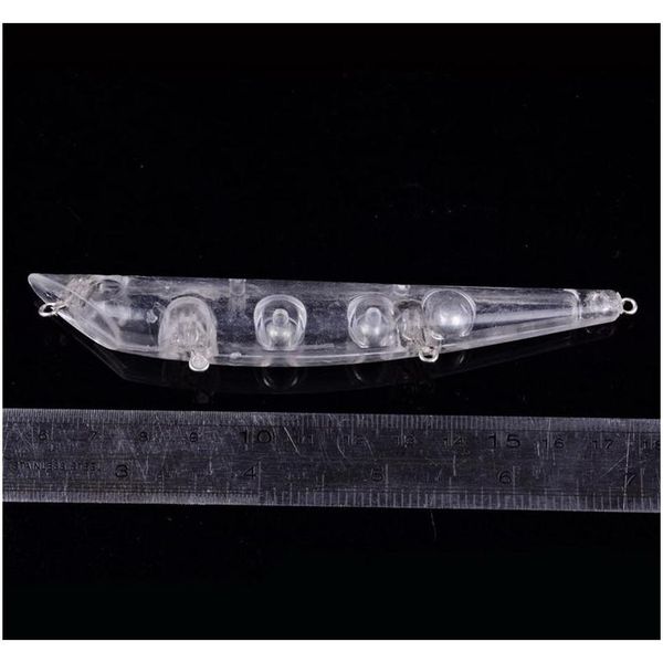 

blank fish body unpainted color fishing lure 12cm 15g 100pc/lot diy lipless dray pencil swimbaits plastic jllglj soif