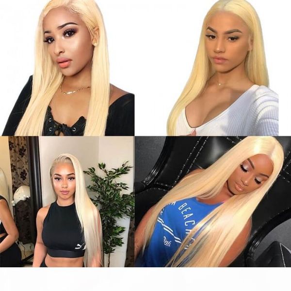 

hair bettyou series pre bleached knots pure 613 blonde 360 lace frontal 180 density straight hair with baby hair, Black;brown