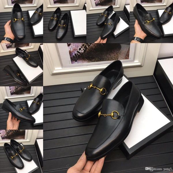 

new fashion men luxury leather lace-up shoe designers male casual classic trendy low heel dress shoes zapatos de hombre, Black