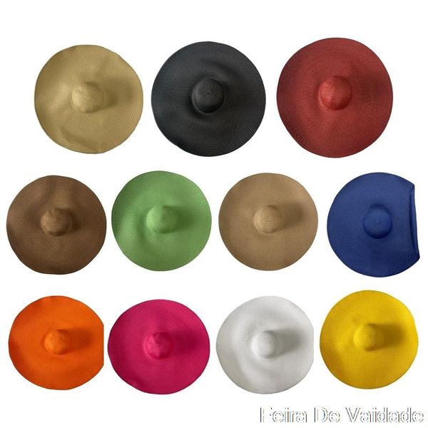 

wide brim hats oversized beach for women large straw hat uv protection foldable sun shade wholesale drop, Blue;gray
