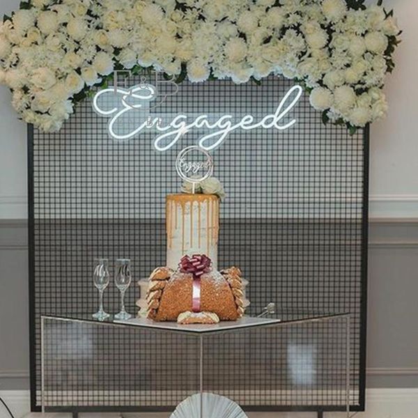 

other lighting bulbs & tubes custom flex led 12v engaged neon sign home room decoration ins party wedding event decor