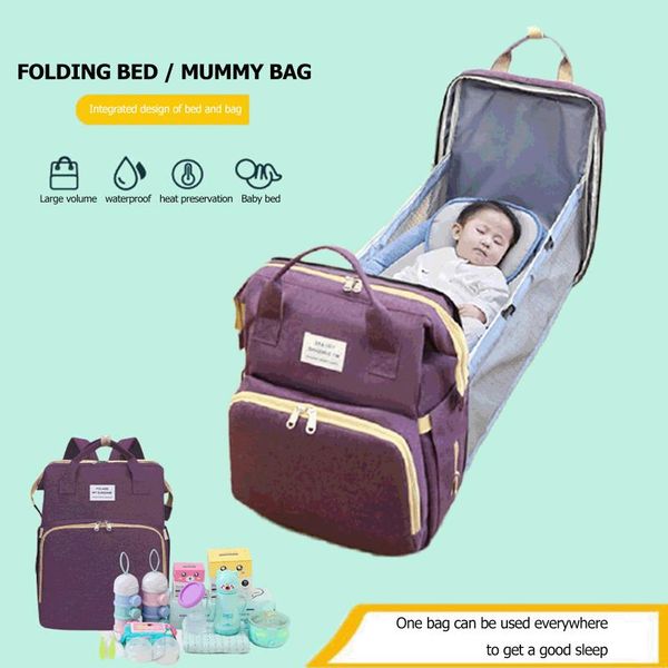

mommy bag bassinet for baby bed foldable backpack waterproof newborn travel indoor backpack infant sleeping basket