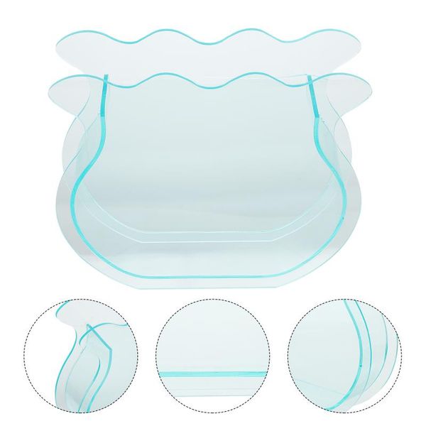 

vases 1pc transparent acrylic vase ornament chic flower arranging floral art