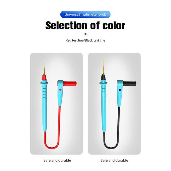 

professional hand tool sets a set of 2pcs super practical ge-neral purpose ultra-fine multimeter probe test line electrical leads