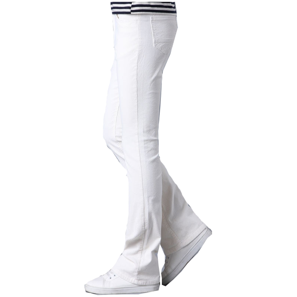 

men's pants spring and autumn products for 2021 micro-flared corduroy casual flared size 27-35 36, Black