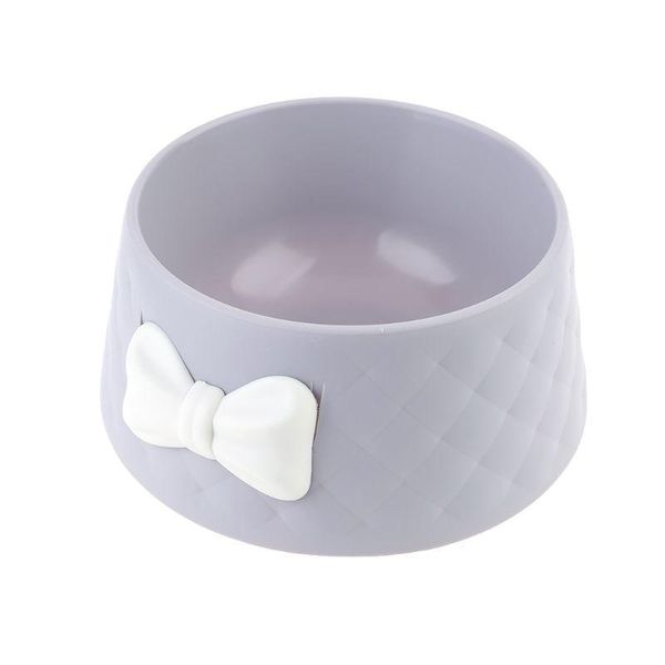 

cat bowls & feeders 67je cute pet feeder rhombus texture bow-knot candy color small dog bowl and cats food