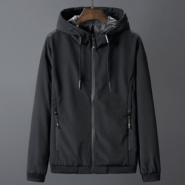 

men's jackets mrmt 2021 brand jacket all match korean style trendy hooded, Black;brown