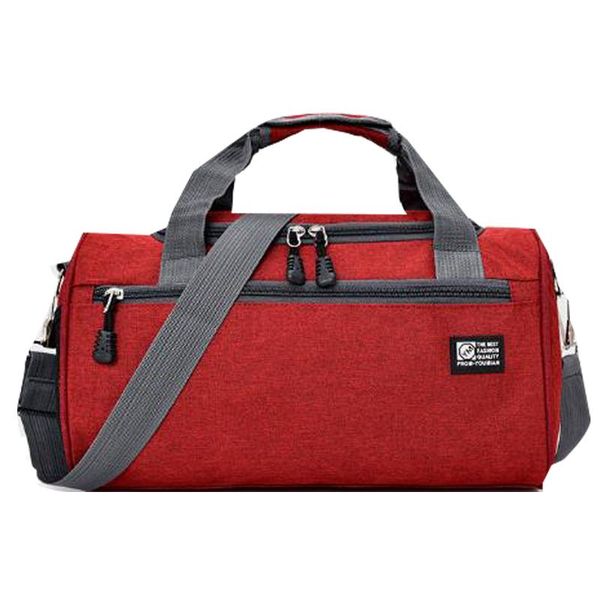 

2021 new sports bag cylinder swimming fitness women men shoulder travel bag duffel weekend luggage