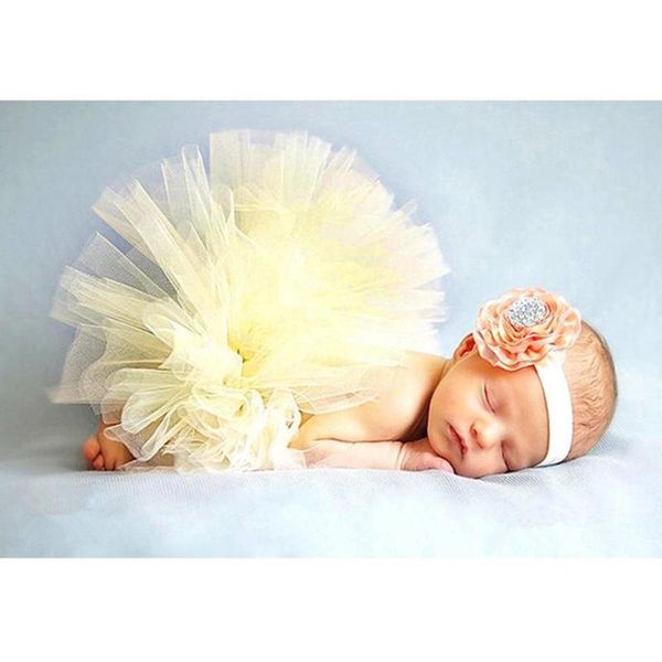 

newborn baby girls mesh bowknot tutu-dress princess skirt babies accessories newborn pgraphy props baby shower gifts, Blue