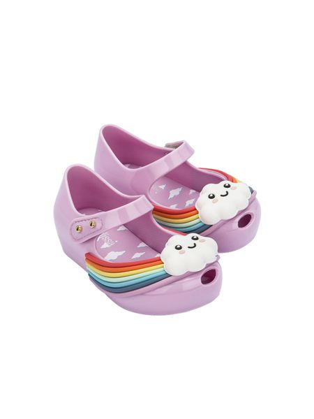 

lok lok melissa childrens jelly cartoon rainbow cloud shoes boys girls slippers cartoon summer non-slip sole outdoor sandals, Black;red