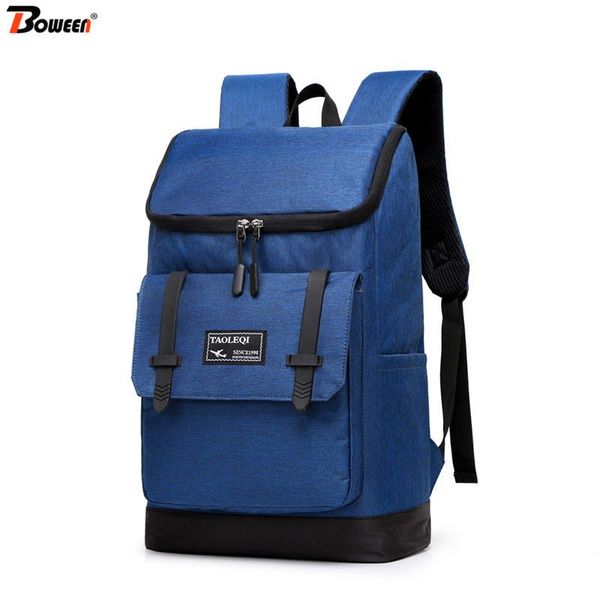 

backpack big capacity college men lap15 inch gray oxford multifunctional computer students male bagpack for teenage