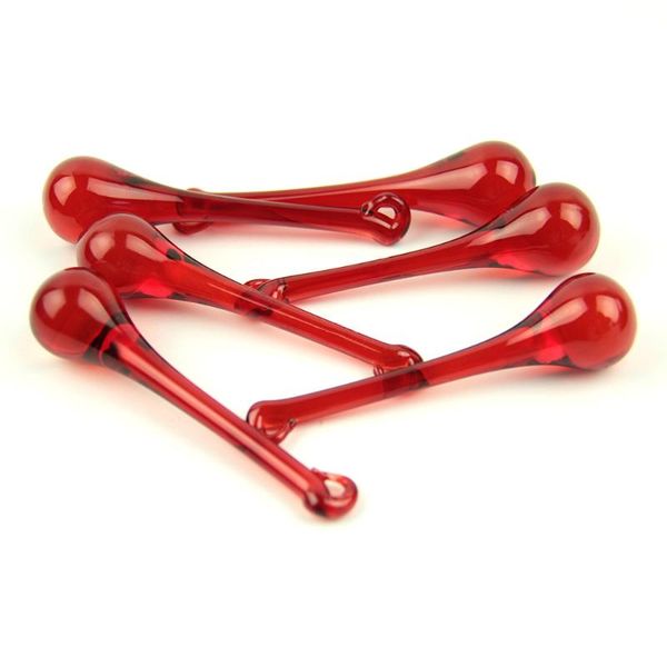

16x60mm/20x80mm red crystal glass prism drops modern chandelier pendants lighting parts for home decoration