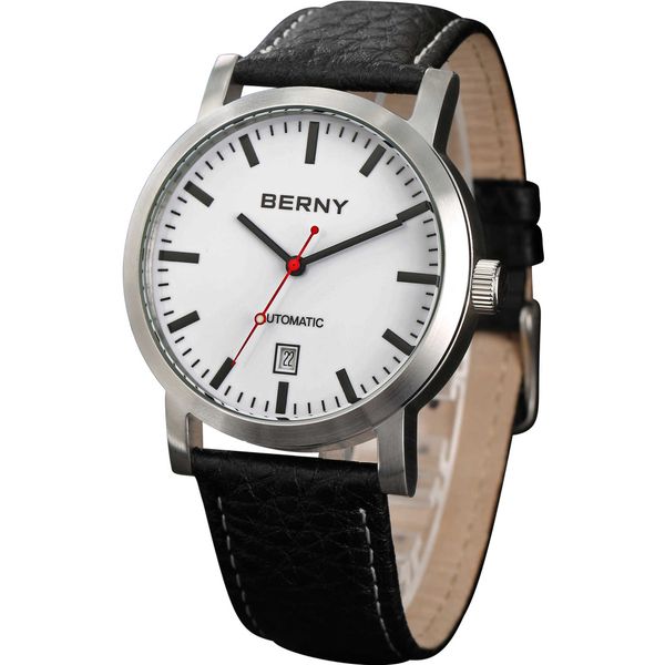 

watch for men mechanical automatic watches luxury brand men's wristwatch montre homme chronograph male clock reloj hombre 210728, Slivery;brown