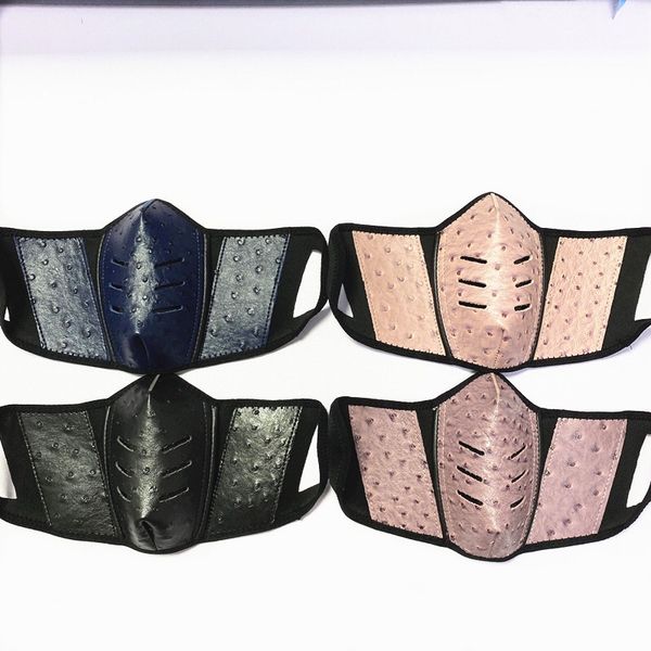 

high qulity designer mask reusable face mask print leather luxury sunscreen dustproof men women quality designer cycling scarf