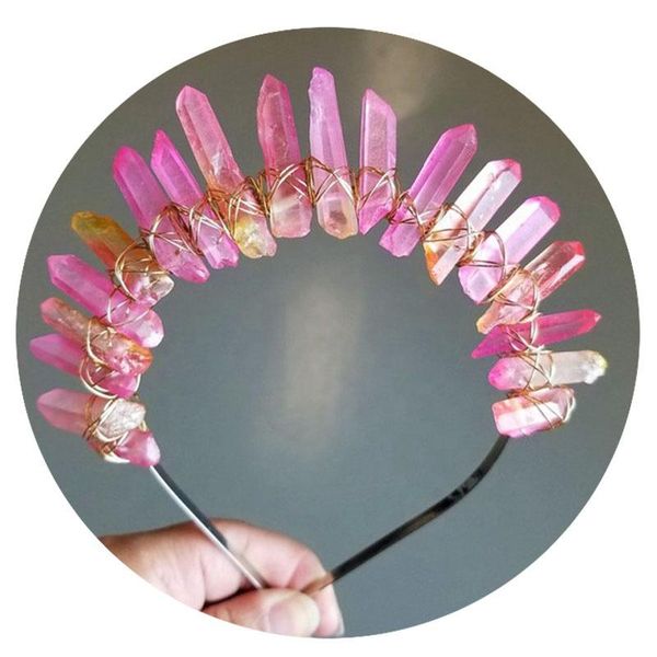 

other event & party supplies custom emperor jasper slab beaded boho hair band handmade women charm multicolor stone headband