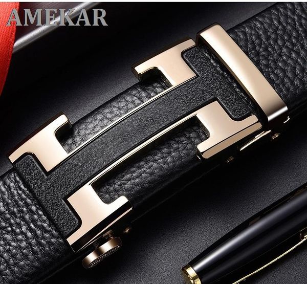 

belts male belt designer men's luxury man fashion brand for men automatic buckle 2021, Black;brown