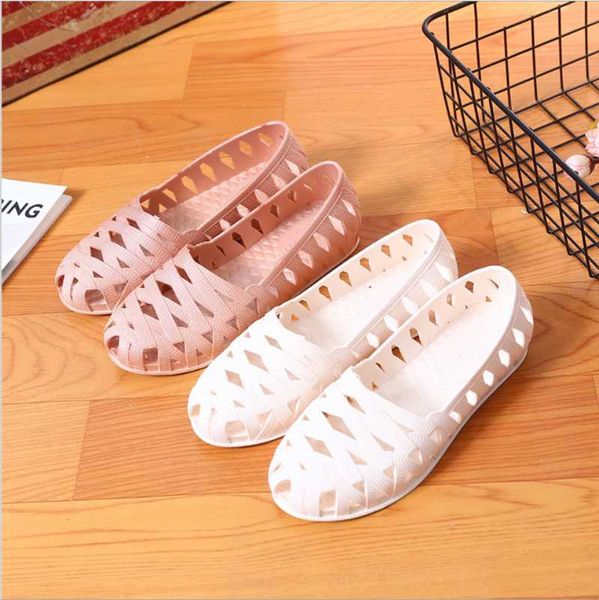 

sandals summer women female flat breathable shoes hollow soft bottom casual zapatos mujer holiday woman footwear, Black