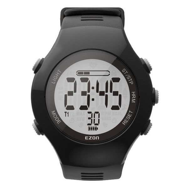 

outdoor fitness equipment men sports digital watch optical sensor heart rate monitor chronograph pedometer calorie counter running