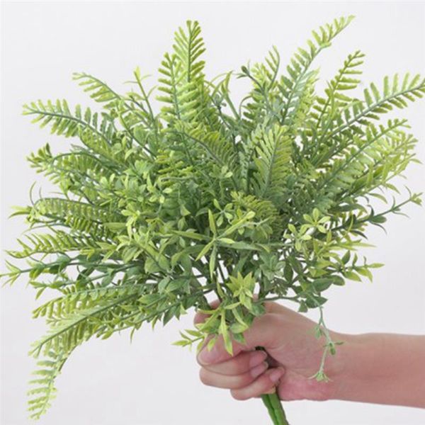 

32cm artificial plant branch lifelike plastic artificial leaf stem faux plantfake plant for wedding holiday greenery decor