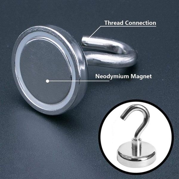 

magnetic hooks powerful magnetic hook holder wall suction hook bracket hardware tool silver