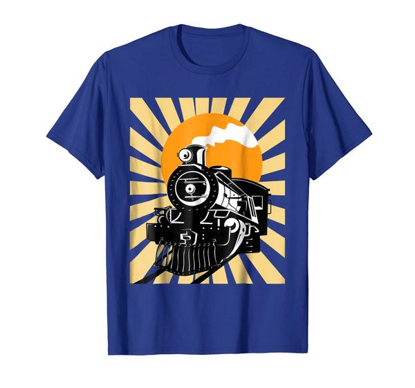 

vintage train shirt - steam locomotive t-shirt, White;black