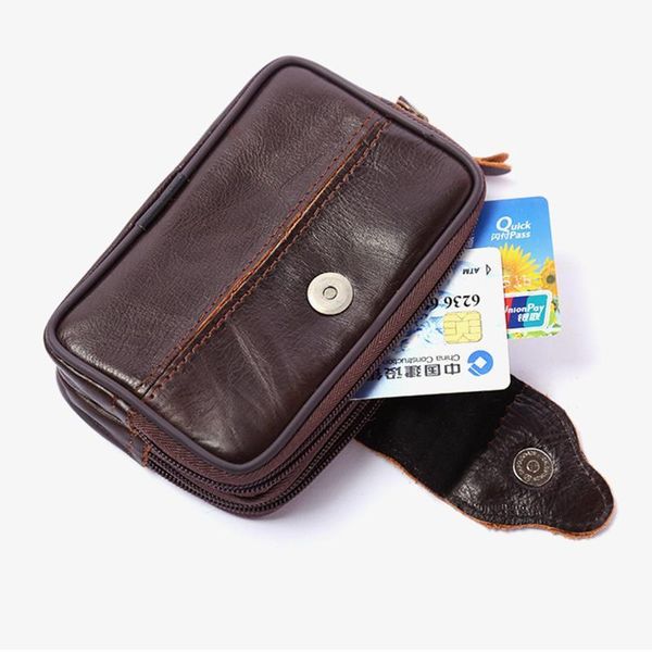

business wear-resistant small purse wear belt pocket phone coin waist bag multi-function outdoor heuptas heren