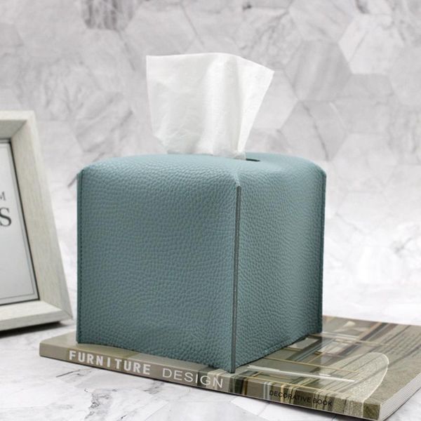 

tissue boxes & napkins nordic case box container leather retro toilet paper organizer napkin papers bag holder for home bathroom decor