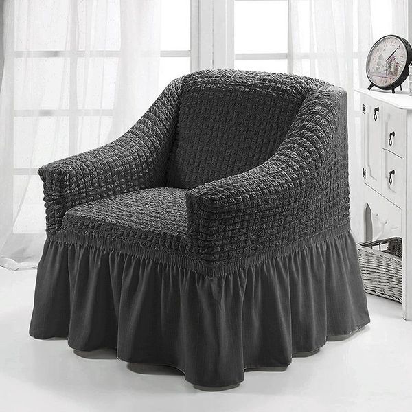 

chair covers solid color elastic sofa for living room stretch single seat slipcovers couch cover l shape armchair protector