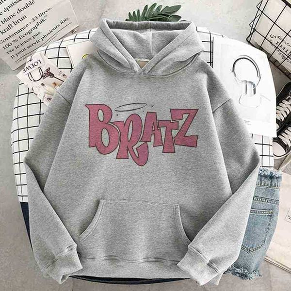 

hoodieswomen's plush sweater hoodie leisure sports fashion shrimp skin, Black