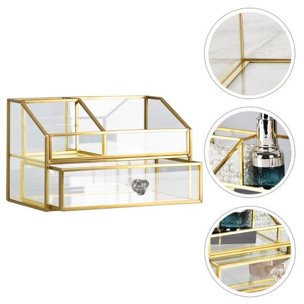 

1pc cosmetic storage rack deskmakeup organizer holder cosmetics case