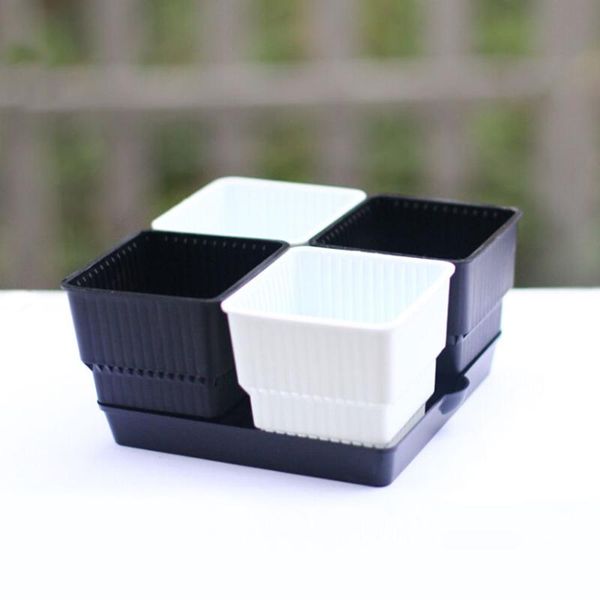 

mesh pot plastic orchid container flower planter decoration gardening decor with tray