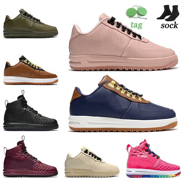 

mens fashion boots running shoes lunar 1 duckboot summit white red wolf grey pink multi-color obsidian linen burgundy size 13 womens sneaker