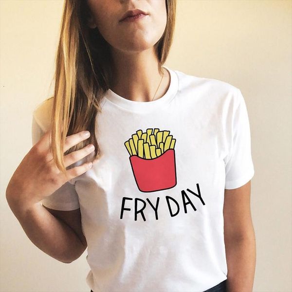 

french fries men tshirts graphic mens t shirts harajuku kawai tees summer fashion tumblr outfits clothes, White;black